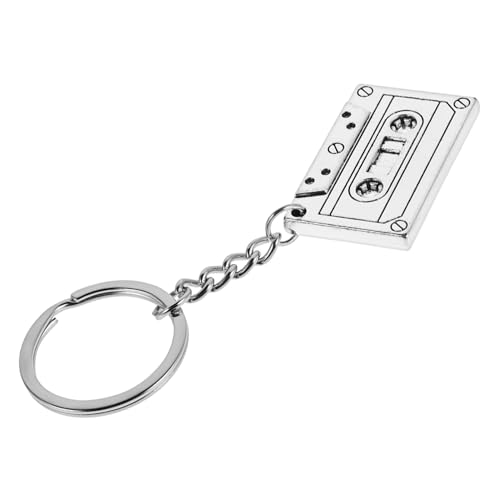 ULDIGI 5 Stück Teiliges Retro Kassetten Schlüsselanhänger und Halsketten aus Langlebiger Legierung Vintage Schmuck für Frauen Party Accessoires mit Nostalgischem Charme ULDIGI 5 Stück Teiliges Retro Kassetten Schlüsselanhänger und Halsketten aus Langlebiger Legierung Vintage Schmuck für Frauen Party Accessoires mit Nostalgischem Charme von ULDIGI