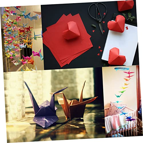 ULDIGI 50 Blatt Einseitiges Origami Papier Bunte Farben für Bastelprojekte DIY Faltpapier Farbenfroh Fördert Feinmotorik und Kreativität von ULDIGI