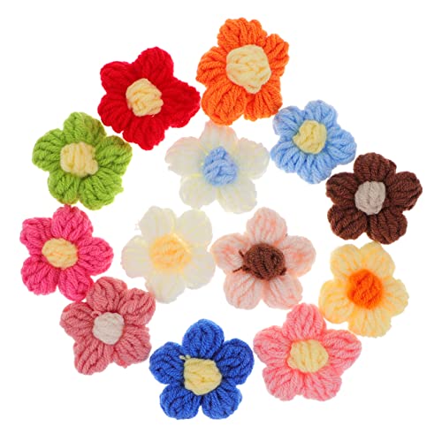 ULDIGI 50 Stück Dreidimensionale Wollblume Gehäkelte Blumenapplikation Aufnäher Zum Aufbügeln Gehäkelte Frühlingsblumen Gehäkelte Für Kleidung Blumen Nähen Häkeln Garn Blütenblatt ULDIGI 50 Stück Dreidimensionale Wollblume Gehäkelte Blumenapplikation Aufnäher Zum Aufbügeln Gehäkelte Frühlingsblumen Gehäkelte Für Kleidung Blumen Nähen Häkeln Garn Blütenblatt von ULDIGI