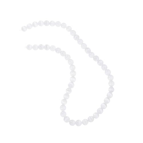 ULDIGI 50 Stück Edelsteinarmband Katzenauge Runde Perlen Natürlicher Schmuck für DIY Projekte Unisex für und Besondere Anlässe ULDIGI 50 Stück Edelsteinarmband Katzenauge Runde Perlen Natürlicher Schmuck für DIY Projekte Unisex für und Besondere Anlässe von ULDIGI