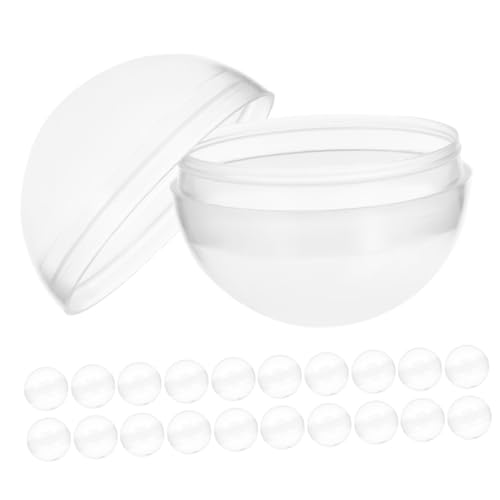 ULDIGI 50 Stück Leere Durchsichtige Runde Kapseln Robuste Kunststoff Vending Maschinen Kapseln Multifunktionale Behälter für Partygeschenke DIY Geburtstagsfeiern und Festliche Anlässe ULDIGI 50 Stück Leere Durchsichtige Runde Kapseln Robuste Kunststoff Vending Maschinen Kapseln Multifunktionale Behälter für Partygeschenke DIY Geburtstagsfeiern und Festliche Anlässe von ULDIGI