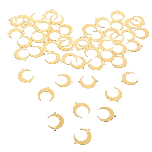 ULDIGI 50 Stück Mond Anhänger Schmuck Verbinder Einzigartige Mond Form für Diy Schmuckherstellung Einschließlich Hängende und Einzelanhänger ULDIGI 50 Stück Mond Anhänger Schmuck Verbinder Einzigartige Mond Form für Diy Schmuckherstellung Einschließlich Hängende und Einzelanhänger von ULDIGI