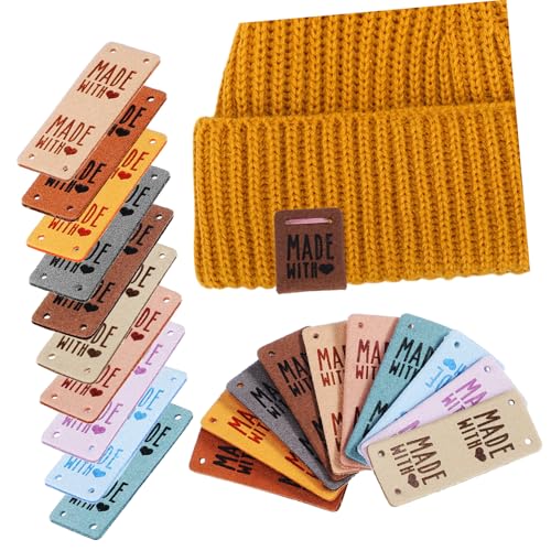 ULDIGI 50 Stück Pu-leder Handmade Labels Farben Langlebige Kleidungsetiketten zum Annähen Vielseitige Etiketten für Stricken Häkeln DIY Kleidung und Accessoires ULDIGI 50 Stück Pu-leder Handmade Labels Farben Langlebige Kleidungsetiketten zum Annähen Vielseitige Etiketten für Stricken Häkeln DIY Kleidung und Accessoires von ULDIGI