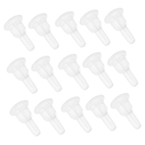 ULDIGI 50 Stück Silikon Ohrstecker Stopper Ohrverschluss Praktische Ohrhaken Rückseite DIY Schmuck Zubehör Hautfreundlich Allergiefrei von ULDIGI