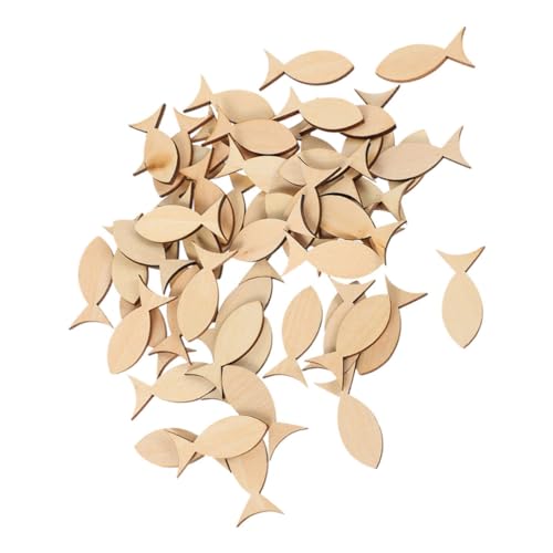 ULDIGI 50 Stück Teiliges Unbemalte Holzfische DIY Holzchips zum Bemalen und Basteln Natürliche Holztöne für Rustikale Dekoration für Handwerksprojekte Hochzeit und Wohnraumgestaltung ULDIGI 50 Stück Teiliges Unbemalte Holzfische DIY Holzchips zum Bemalen und Basteln Natürliche Holztöne für Rustikale Dekoration für Handwerksprojekte Hochzeit und Wohnraumgestaltung von ULDIGI