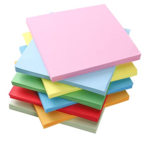 ULDIGI 500 Stück Buntes Faltpapier Handwerk Papier für Farben für DIY Bastelprojekte und Kreative Aktivitäten im Kindergarten ULDIGI 500 Stück Buntes Faltpapier Handwerk Papier für Farben für DIY Bastelprojekte und Kreative Aktivitäten im Kindergarten von ULDIGI