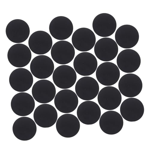 ULDIGI 500 Stück Selbstklebende Schwarze Filzpunkte Runde Filzkleber für Bastelprojekte DIY Kleidung Deko Starke Haftung Weiches Material Einfache Anwendung Vielseitig für Handarbeit von ULDIGI