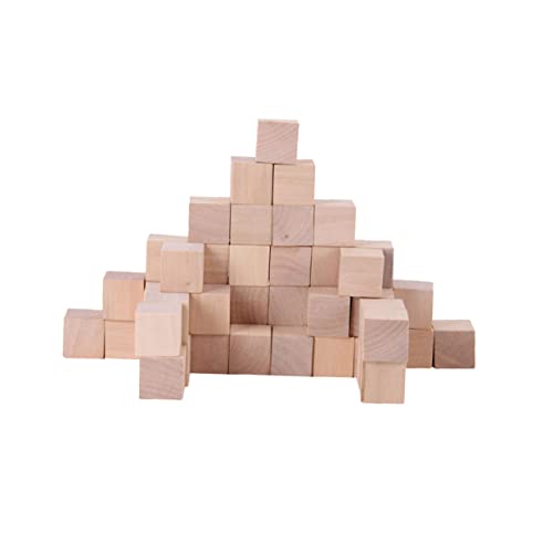 ULDIGI 50Stücke Quadratische Holzblöcke Holz Große DIY Handwerkswürfel Leere Holzwürfel für Bastelprojekte Sicher für Persönliche Dekorationen ULDIGI 50Stücke Quadratische Holzblöcke Holz Große DIY Handwerkswürfel Leere Holzwürfel für Bastelprojekte Sicher für Persönliche Dekorationen von ULDIGI