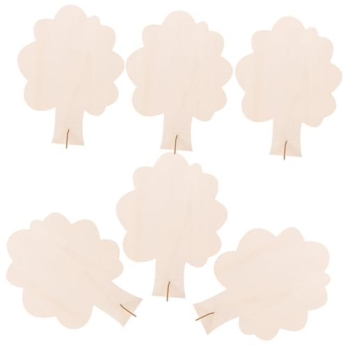 ULDIGI 6 Stück Teiliges DIY Holzbaum bastelset Unbemalt Natürliche Holzbäume zum Bemalen und Dekorieren Kindgerechtes Bastelmaterial für Mädchen Dekorative Tischdekoration für Partys und ULDIGI 6 Stück Teiliges DIY Holzbaum bastelset Unbemalt Natürliche Holzbäume zum Bemalen und Dekorieren Kindgerechtes Bastelmaterial für Mädchen Dekorative Tischdekoration für Partys und von ULDIGI