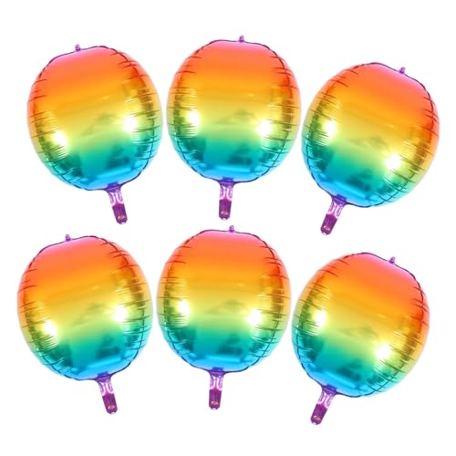ULDIGI 6 Stück Teiliges Farbverlauf Folienballon Bunte Macaron Regenbogen Luftballons Wiederverwendbare Partydekoration für Geburtstag Hochzeit Einfache Befüllung Langlebig und Farbecht ULDIGI 6 Stück Teiliges Farbverlauf Folienballon Bunte Macaron Regenbogen Luftballons Wiederverwendbare Partydekoration für Geburtstag Hochzeit Einfache Befüllung Langlebig und Farbecht von ULDIGI