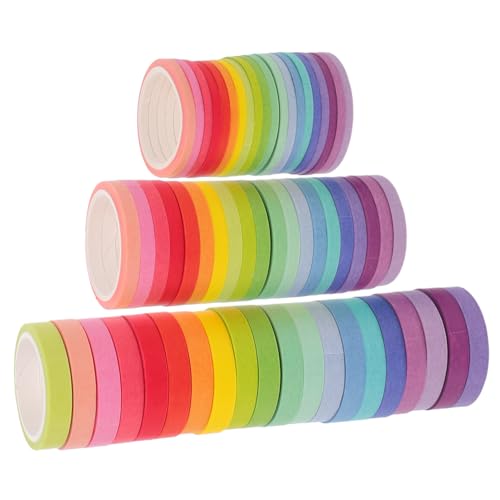 ULDIGI 60 Rollen Taschen Dekoband Dünnes Malerband Maler Abdeckband DIY Journaling Klebeband Maler Washi Klebeband Dekorative Bastelbänder Farbiges Klebebandpapier ULDIGI 60 Rollen Taschen Dekoband Dünnes Malerband Maler Abdeckband DIY Journaling Klebeband Maler Washi Klebeband Dekorative Bastelbänder Farbiges Klebebandpapier von ULDIGI