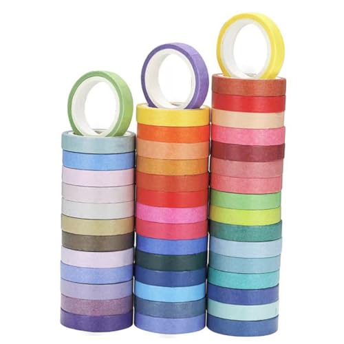 ULDIGI 60 Rollen Washi Tape Set Buntes Klebeband DIY Farbiges Selbstklebendes Papierband für Scrapbooking Planer Basteln Handreißbar Rückstandsfrei Vielseitig Dekoratives Masking Tape ULDIGI 60 Rollen Washi Tape Set Buntes Klebeband DIY Farbiges Selbstklebendes Papierband für Scrapbooking Planer Basteln Handreißbar Rückstandsfrei Vielseitig Dekoratives Masking Tape von ULDIGI