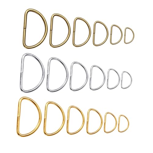 ULDIGI 60 Stück Teiliges D ring Metallset Silber für Taschen Rucksäcke Gürtel DIY Zubehör Langlebig und Vielseitig Verwendbar ULDIGI 60 Stück Teiliges D ring Metallset Silber für Taschen Rucksäcke Gürtel DIY Zubehör Langlebig und Vielseitig Verwendbar von ULDIGI