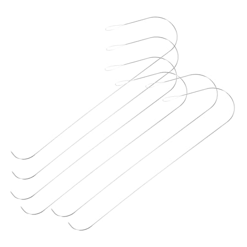 ULDIGI 6Stücke Teiliges Perleneinfädler Gebogene Nadeln für Schmuckherstellung und DIY Projekte für Kleine Perlen und Handwerksarbeiten Einfach zu Bedienen und Zeitsparend von ULDIGI
