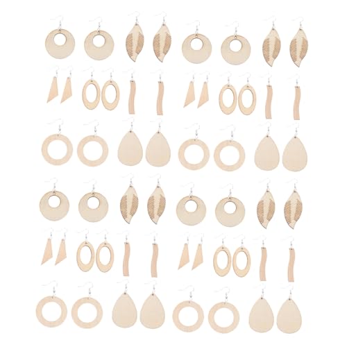 ULDIGI 70 Stück Teiliges Holz Ohrringe Rohlinge Tropfenförmige Anhänger Langlebiges Sicheres Material Leichtes DIY Schmuckherstellung Kit für Kreative Handarbeit und Personalisierte ULDIGI 70 Stück Teiliges Holz Ohrringe Rohlinge Tropfenförmige Anhänger Langlebiges Sicheres Material Leichtes DIY Schmuckherstellung Kit für Kreative Handarbeit und Personalisierte von ULDIGI