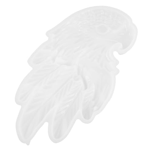 ULDIGI Adler Dekorationsform Hängeornamentform Epoxid Ornamentformen Epoxidharzform Ornamentformen Für Epoxidharz 3D Form Adlerzubehör Gussform Anhängerform Kieselgel Weiß von ULDIGI
