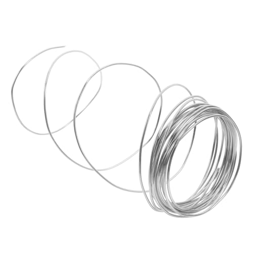 ULDIGI Aluminiumdraht für Schmuckherstellung Flexibler und Langlebiger Metalldraht Silberfarbig für DIY Handwerk Modellierung und Projekte Vielseitig ULDIGI Aluminiumdraht für Schmuckherstellung Flexibler und Langlebiger Metalldraht Silberfarbig für DIY Handwerk Modellierung und Projekte Vielseitig von ULDIGI