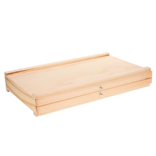 ULDIGI Aufbewahrungsbox für Künstlerbedarf Holz Doppelschichtige Schubladenbox für Malutensilien Eleganter Holz Organizer mit Ausreichend Platz für Bleistifte und Marker ULDIGI Aufbewahrungsbox für Künstlerbedarf Holz Doppelschichtige Schubladenbox für Malutensilien Eleganter Holz Organizer mit Ausreichend Platz für Bleistifte und Marker von ULDIGI