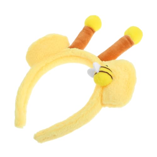 ULDIGI Bären Stirnband einhorn kopfschmuck Bienenantennen-Stirnband Bärenohren Haarreifen Bienen-Stirnband für Halloween Bienen-Antennen-Stirnband für Erwachsene Stoff Yellow ULDIGI Bären Stirnband einhorn kopfschmuck Bienenantennen-Stirnband Bärenohren Haarreifen Bienen-Stirnband für Halloween Bienen-Antennen-Stirnband für Erwachsene Stoff Yellow von ULDIGI