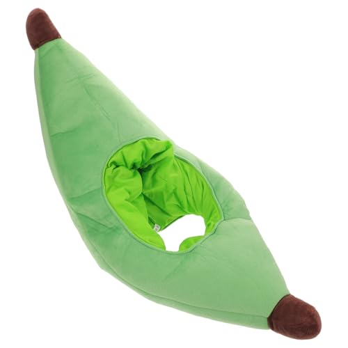 ULDIGI Banana Hut Verkleidungskappe aus Baumwolle Lustige Bananenform Kopfbedeckung für Erwachsene und Bequemes Wiederverwendbares Party-accessoire für Halloween Cosplay Foto-shootings von ULDIGI