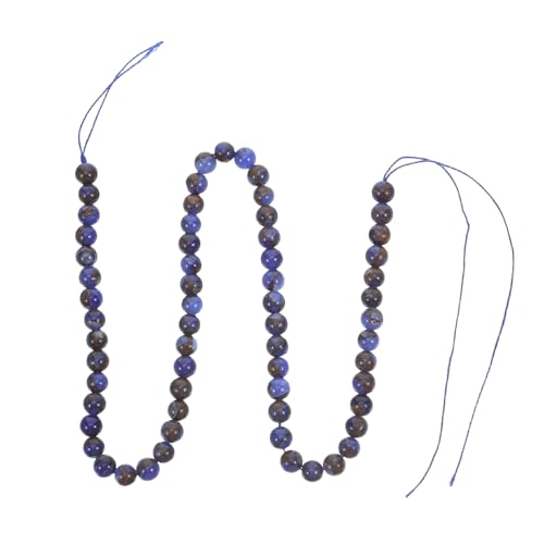 ULDIGI Blauer Natürlicher Stein Rund Lose Perlen DIY Schmuckherstellung Spacer Beads Armband Halskette Basteln Zubehör ULDIGI Blauer Natürlicher Stein Rund Lose Perlen DIY Schmuckherstellung Spacer Beads Armband Halskette Basteln Zubehör von ULDIGI