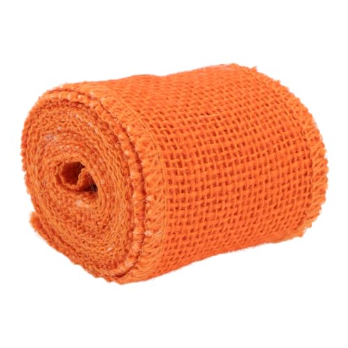 ULDIGI Breites Langes Juteband in Orange Natürliche Jute-sackleinenrolle für Weihnachtsdekoration Diy-basteln Geschenkverpackung Vielseitiges Dekoband mit Rustikaler Textur ULDIGI Breites Langes Juteband in Orange Natürliche Jute-sackleinenrolle für Weihnachtsdekoration Diy-basteln Geschenkverpackung Vielseitiges Dekoband mit Rustikaler Textur von ULDIGI