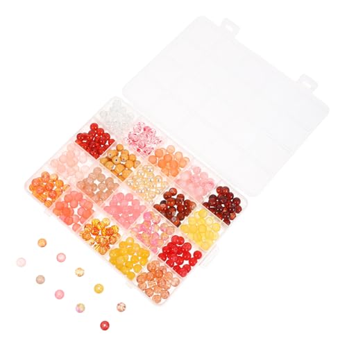 ULDIGI Buntglasperlen Schmuck Kleine Perlen Kleine Glasperlen Glasperlen Zum Basteln Perlen Für Handarbeiten Armbandperlen von ULDIGI
