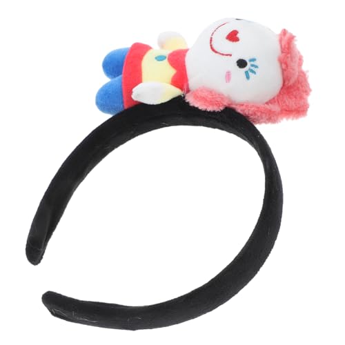 ULDIGI Süßes Clownpuppen-haarband Lustiges Stirnband Für Damen Halloween Erwachsene Stirnband Clown-kopfschmuck Für Partys Und Festivals ULDIGI Süßes Clownpuppen-haarband Lustiges Stirnband Für Damen Halloween Erwachsene Stirnband Clown-kopfschmuck Für Partys Und Festivals von ULDIGI