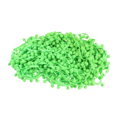 ULDIGI DIY Pomponborte Grün Nachhaltige Kleine Ball Quaste Fransenborte für Kleidung Vorhänge Schals Hüte Vielseitiges Nähzubehör für Bastel Dekorationsprojekte ULDIGI DIY Pomponborte Grün Nachhaltige Kleine Ball Quaste Fransenborte für Kleidung Vorhänge Schals Hüte Vielseitiges Nähzubehör für Bastel Dekorationsprojekte von ULDIGI