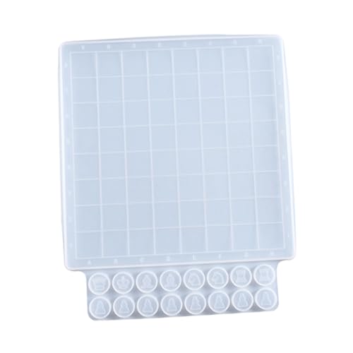 ULDIGI DIY Schach Silikonform Epoxidharz Gießform für Individuelle Schachfiguren Herstellung Flexible Korrosionsbeständige Resin Form für Kreative Bastelprojekte und Einzigartige von ULDIGI