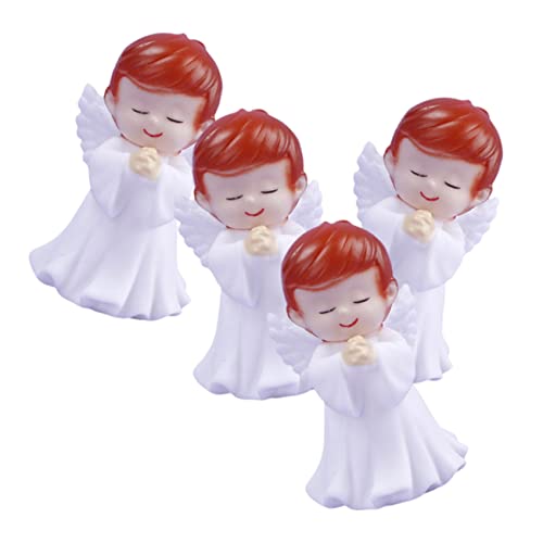ULDIGI Einzigartige Wohndekoration 4-teilige Betende Engelstatue Engel-kuchendekor Engel-Ornament Für Den Schreibtisch Für Babyparty Und Geburtstag ULDIGI Einzigartige Wohndekoration 4-teilige Betende Engelstatue Engel-kuchendekor Engel-Ornament Für Den Schreibtisch Für Babyparty Und Geburtstag von ULDIGI