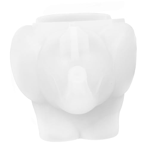ULDIGI Elefant Silikonform für DIY Basteln Elefantenform Flexible Geruchslose Gießform aus Hochwertigem Silikon für Beauty Schwamm Aufbewahrung Seife und Epoxidharz Handwerk von ULDIGI