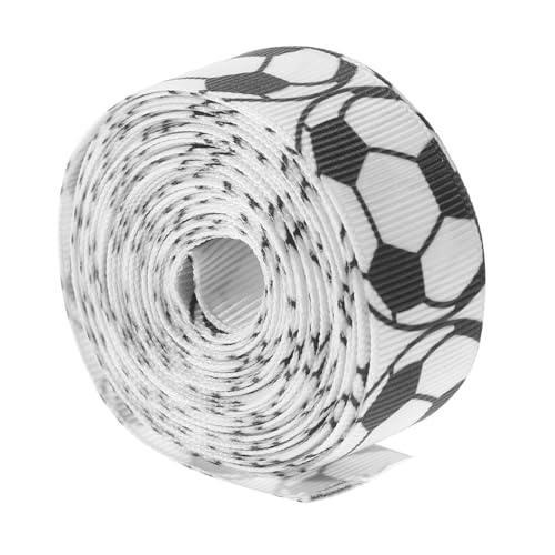 ULDIGI Fußball Geschenkband Breit Satin Schleifenband für Geschenkverpackung Bastelarbeiten Partydekoration Strapazierfähiges Vielseitiges Fußball Dekorationsband ULDIGI Fußball Geschenkband Breit Satin Schleifenband für Geschenkverpackung Bastelarbeiten Partydekoration Strapazierfähiges Vielseitiges Fußball Dekorationsband von ULDIGI