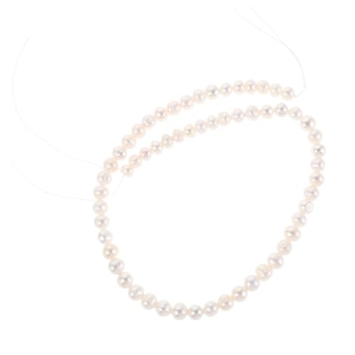 ULDIGI Girlandenstränge Süßwasserarmbänder Bastelbedarf Dekoration Damen Mm Zuchtperlen Mädchen Zum Basteln Perlen Schmuck DIY Perlen Weiße Naturperlen Halsketten Perle ULDIGI Girlandenstränge Süßwasserarmbänder Bastelbedarf Dekoration Damen Mm Zuchtperlen Mädchen Zum Basteln Perlen Schmuck DIY Perlen Weiße Naturperlen Halsketten Perle von ULDIGI