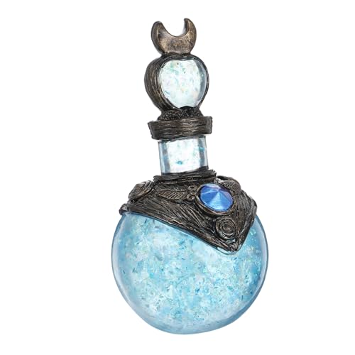 ULDIGI Glänzendes Flaschenornament Mit Meerjungfrauenfigur Harz Deko Für Zuhause Und Party Retro Mondflasche Einzigartige Tischdekoration von ULDIGI