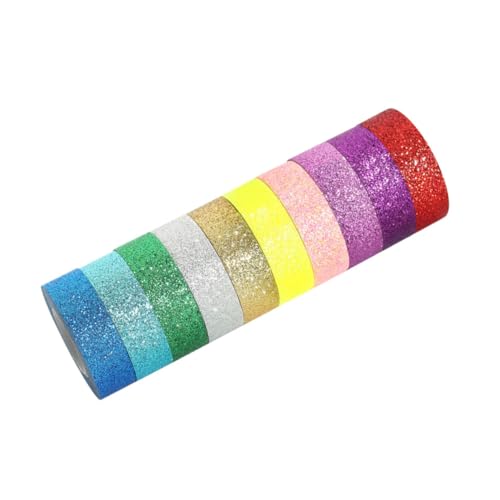ULDIGI Glitzer Washi Tape Teiliges Set Bunte Dekorative Klebebänder für DIY Scrapbooking Planer Geschenkverpackung Papierband Leicht Abreißbar und Vielseitig Verwendbar ULDIGI Glitzer Washi Tape Teiliges Set Bunte Dekorative Klebebänder für DIY Scrapbooking Planer Geschenkverpackung Papierband Leicht Abreißbar und Vielseitig Verwendbar von ULDIGI