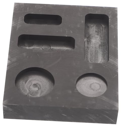 ULDIGI Graphit Barren Gussform Schmelzform für Gold Silber Metallgießen Hohe Wärmeleitfähigkeit Energiesparend Geeignet für Legierungen und Metallexperimente ULDIGI Graphit Barren Gussform Schmelzform für Gold Silber Metallgießen Hohe Wärmeleitfähigkeit Energiesparend Geeignet für Legierungen und Metallexperimente von ULDIGI