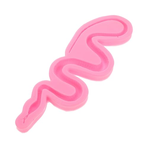 ULDIGI Große Silikonform Schlange für Epoxidharz und Kristallharz DIY Schmuck Schlüsselanhänger Realistische Detailreiche Schlange für Kreative Handwerksprojekte von ULDIGI
