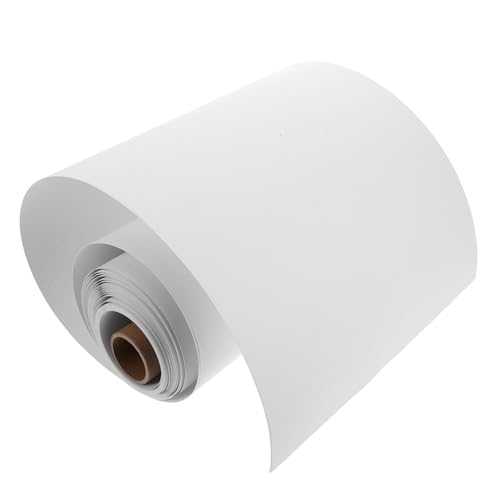 ULDIGI Große Weiße Zeichenpapierrolle Platzsparendes Zeichenpapier für Malrolle aus Kartonpapier für Vorschule Leicht zu Lagern und Transportieren für Zeichnen und Malen ULDIGI Große Weiße Zeichenpapierrolle Platzsparendes Zeichenpapier für Malrolle aus Kartonpapier für Vorschule Leicht zu Lagern und Transportieren für Zeichnen und Malen von ULDIGI