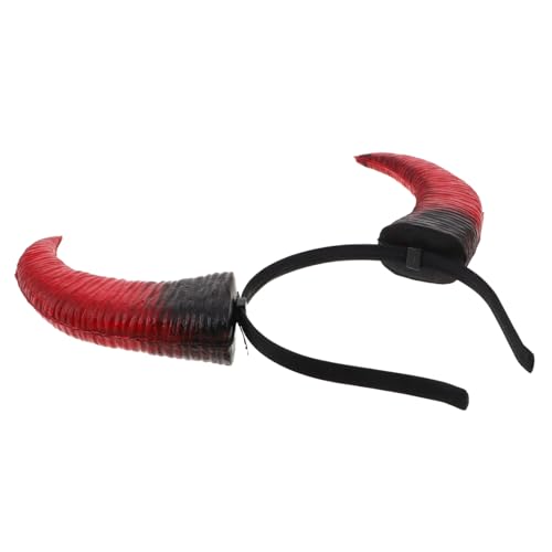 ULDIGI Halloween Teufel Horn Haarreif Leichtes Pu-horn Kostüm-accessoire für Damen Herren Wiederverwendbares Party Haarband für Karneval Fasching Verkleidung von ULDIGI