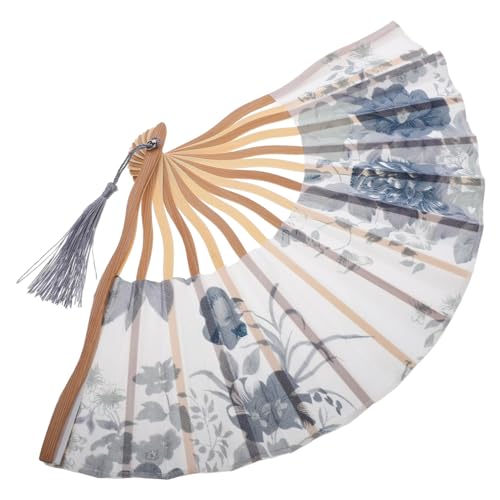 ULDIGI Handfächer aus Holzrahmen Handgefertigter Chinesischer Seiden Faltfächer mit Orientalischem Charme Eleganter Vintage Stil für Tanzaufführungen Sammler und Anlässe ULDIGI Handfächer aus Holzrahmen Handgefertigter Chinesischer Seiden Faltfächer mit Orientalischem Charme Eleganter Vintage Stil für Tanzaufführungen Sammler und Anlässe von ULDIGI