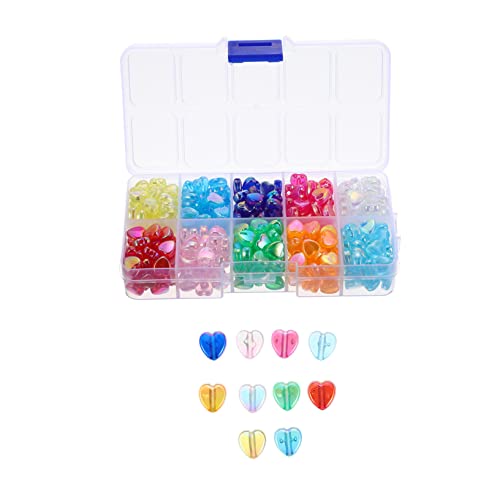 ULDIGI Herzförmige Acrylperlen Farben Transparent DIY Bastelmaterial Schmuckherstellung Armbänder Dekoration und Projekte ULDIGI Herzförmige Acrylperlen Farben Transparent DIY Bastelmaterial Schmuckherstellung Armbänder Dekoration und Projekte von ULDIGI