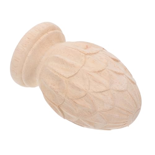 ULDIGI Holz Geschnitzter Post Kopf mit Finial aus Massivem Holz Europäischer Stil Dekorativer Pfostenaufsatz für Treppen Zaun und Innenraum Elegant und Installieren ULDIGI Holz Geschnitzter Post Kopf mit Finial aus Massivem Holz Europäischer Stil Dekorativer Pfostenaufsatz für Treppen Zaun und Innenraum Elegant und Installieren von ULDIGI