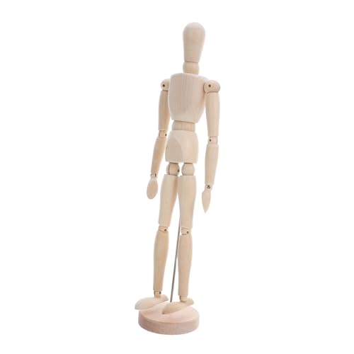 ULDIGI Holz Künstlerpuppe mit Flexiblen Gelenken Bemalbare DIY Holzfigur Bewegliche Mannequin für Zeichnung Malerei Lernhilfe Dekoratives Kunstmodell für Zuhause und Büro ULDIGI Holz Künstlerpuppe mit Flexiblen Gelenken Bemalbare DIY Holzfigur Bewegliche Mannequin für Zeichnung Malerei Lernhilfe Dekoratives Kunstmodell für Zuhause und Büro von ULDIGI