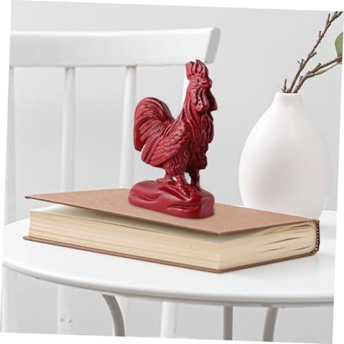 ULDIGI Holzfigur Hahn Handgeschnitzt Stabile Holzskulptur Langlebige Tierdekoration für Wohnzimmer Tischdeko Natürliche Holzschnitzerei Geschenkidee ULDIGI Holzfigur Hahn Handgeschnitzt Stabile Holzskulptur Langlebige Tierdekoration für Wohnzimmer Tischdeko Natürliche Holzschnitzerei Geschenkidee von ULDIGI