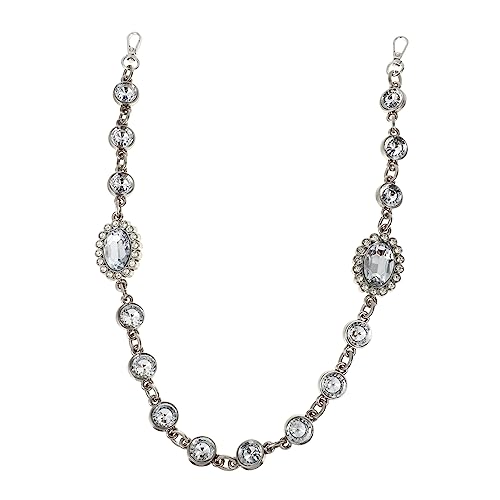 ULDIGI Künstliche Strass-taschenkette Schultergurt Für Handtaschen Taschen Zubehör Passend Für Verschiedene Taschenstile Elegante Transparente Umhängetasche Für Individuelles Design ULDIGI Künstliche Strass-taschenkette Schultergurt Für Handtaschen Taschen Zubehör Passend Für Verschiedene Taschenstile Elegante Transparente Umhängetasche Für Individuelles Design von ULDIGI