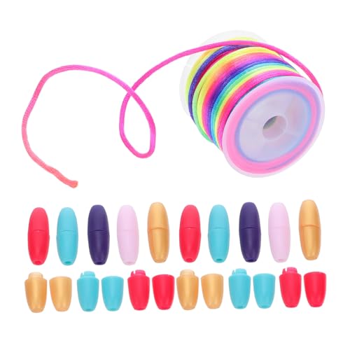 ULDIGI Kunststoff Sicherheitsverschluss mit Abnehmbarem Verschluss Farbiger Nylon Schmuckband für Halsketten Armbänder und DIY Schmuckherstellung Langlebige Perlenverbinder ULDIGI Kunststoff Sicherheitsverschluss mit Abnehmbarem Verschluss Farbiger Nylon Schmuckband für Halsketten Armbänder und DIY Schmuckherstellung Langlebige Perlenverbinder von ULDIGI