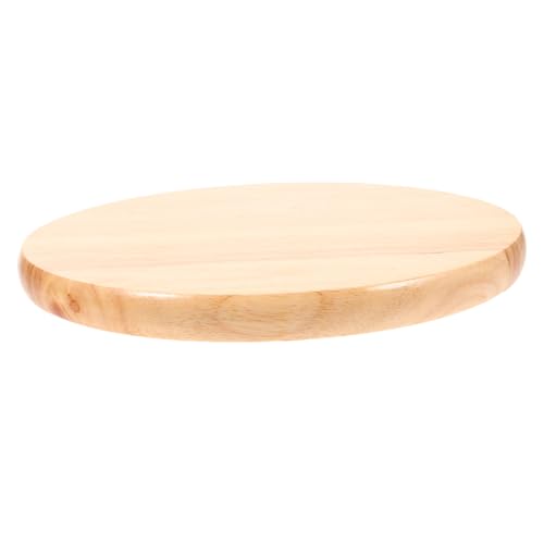 ULDIGI Massiver Runder Hocker Sitz Ersatz aus Robustem Holz Stabile Sitzfläche für Bar Küchenhocker Langlebiges Sitzteil mit Natürlicher Maserung Einfache Montage und Pflegeleicht für von ULDIGI