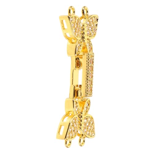ULDIGI Metall Halskettenverschluss mit Knotenabdeckung Eleganter Juwelenverschluss für DIY Schmuckherstellung Kompatibel mit Verschiedenen Anhängern Goldfarbe Installieren ULDIGI Metall Halskettenverschluss mit Knotenabdeckung Eleganter Juwelenverschluss für DIY Schmuckherstellung Kompatibel mit Verschiedenen Anhängern Goldfarbe Installieren von ULDIGI