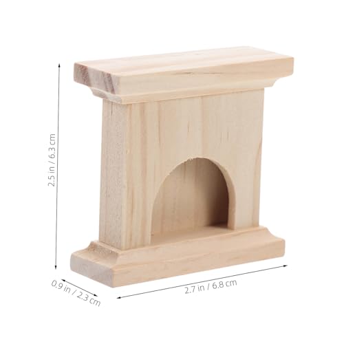 ULDIGI Miniatur Puppenhaus Kamin aus Massivem Holz Detailreiches Puppenhaus Zubehör Robuste Miniatur Feuerstelle DIY Dekoration für Vielseitige Mini Holzmöbel für Puppenstube ULDIGI Miniatur Puppenhaus Kamin aus Massivem Holz Detailreiches Puppenhaus Zubehör Robuste Miniatur Feuerstelle DIY Dekoration für Vielseitige Mini Holzmöbel für Puppenstube von ULDIGI